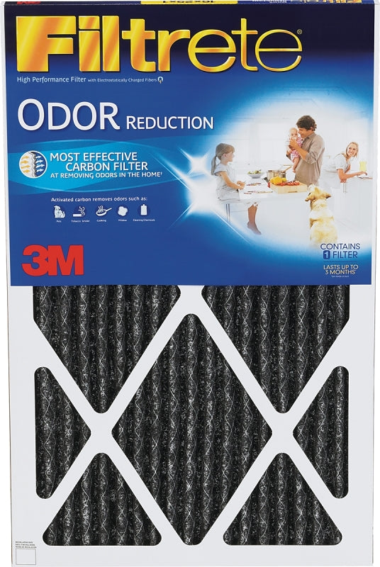 Filtrete HOME02-4 Air Filter, 1 in Thick, 20 in L, 20 in W, 11 MERV, Pack of 4