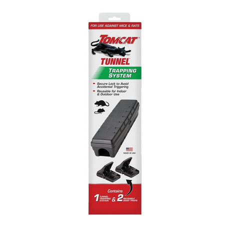 Tomcat 3610205 Tunnel Trap System, 4 in L, 4.85 in W, 18 in H
