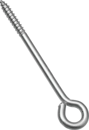 National Hardware N220-780 Lag Screw Eye, 1/4 in Thread, 1-1/2 in L Thread, 1/2 in ID Dia Eye, 4.01 in L Shank