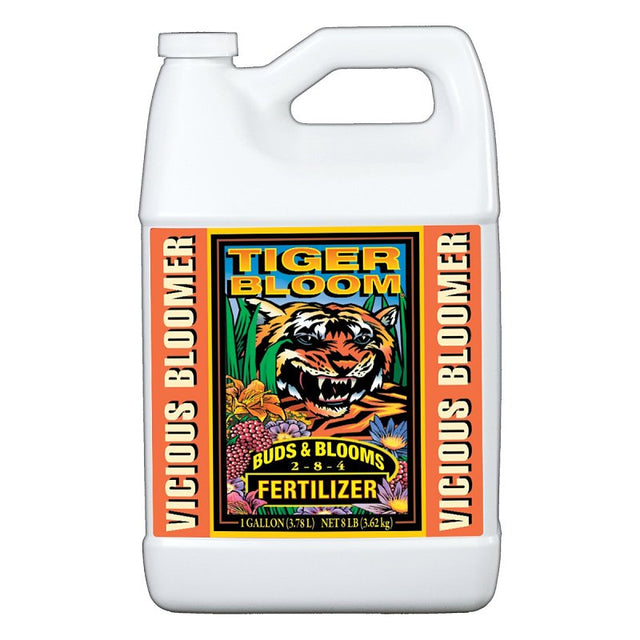 Tiger Bloom 718565 Plant Food, 1 gal, Liquid, 2-8-4 N-P-K Ratio, Pack of 4