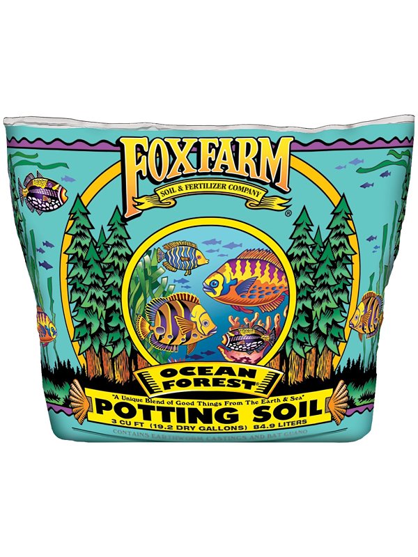 Ocean Forest FX14430 Potting Soil, 3 cu-ft Coverage Area, Brown