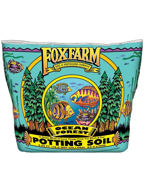 Ocean Forest FX14430 Potting Soil, 3 cu-ft Coverage Area, Brown