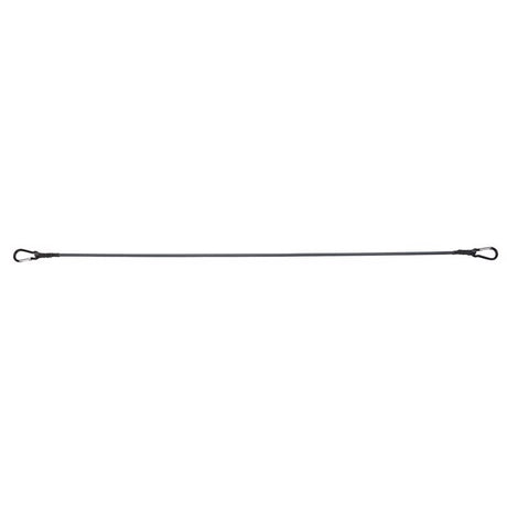 Keeper Gray Carabiner Style Bungee Cord 48 in. L X 0.315 in. 2 pk