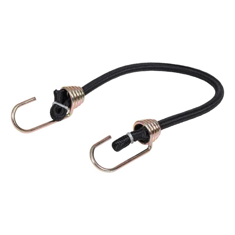 Keeper Black Bungee Cord 18 in. L X 0.374 in. 1 pk, Pack of 10