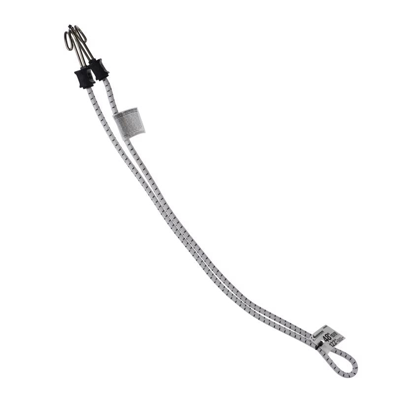 Keeper Black/White Bungee Cord 48 in. L X 0.315 in. 1 pk, Pack of 10