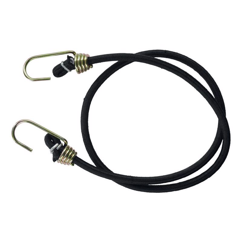 Keeper Black Bungee Cord 40 in. L X 0.374 in. 1 pk, Pack of 10