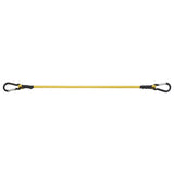 Keeper Yellow Carabiner Style Bungee Cord 24 in. L X 0.315 in. 2 pk