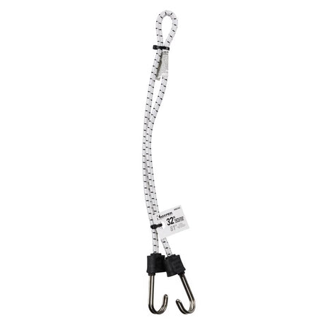 Keeper Black/White Bungee Cord 32 in. L X 0.315 in. 1 pk, Pack of 10