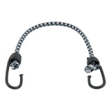 Keeper Black/White Bungee Cord 18 in. L X 0.315 in. 1 pk, Pack of 10
