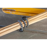 Keeper Black/White Bungee Cord 18 in. L X 0.315 in. 1 pk, Pack of 10