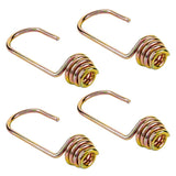 Keeper Gold Bungee Cord Hooks 1/4 in. L X 5/16 in. 4 pk, Pack of 10