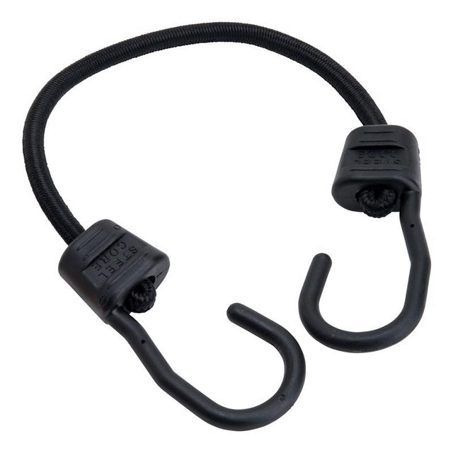 Keeper Black Bungee Cord 18 in. L X 0.315 in. 1 pk, Pack of 10
