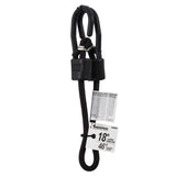 Keeper Black Bungee Cord 18 in. L X 0.315 in. 1 pk, Pack of 10