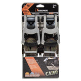 Keeper 1.25 in. W X 16 ft. L Camo Tie Down w/Ratchet 1000 lb 2 pk