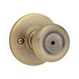 Kwikset 300T 5 CP RCL RCS Privacy Lockset, Antique Brass, ADA Compliant, Reversible Hand