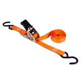 Keeper 1 in. W X 13 ft. L Black/Orange Ratchet Tie Down Strap 400 lb 1 pk
