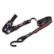 Keeper 1 in. W X 8 ft. L Black/Orange Ratchet Tie Down Strap 500 lb 4 pk