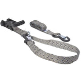 Keeper Ergo-Torque 1.25 in. W X 8 ft. L Gray Ratchet Tie Down Strap 800 lb 2 pk
