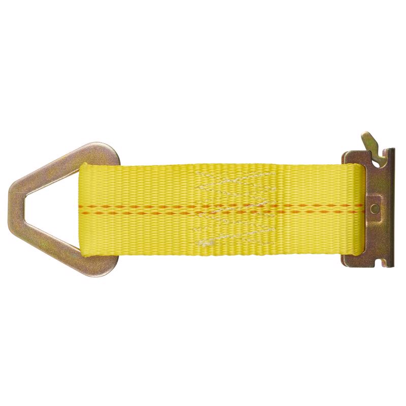 Keeper 2 in. W X 7 in. L Yellow E-Track Tie-Off 2000 lb 1 pk