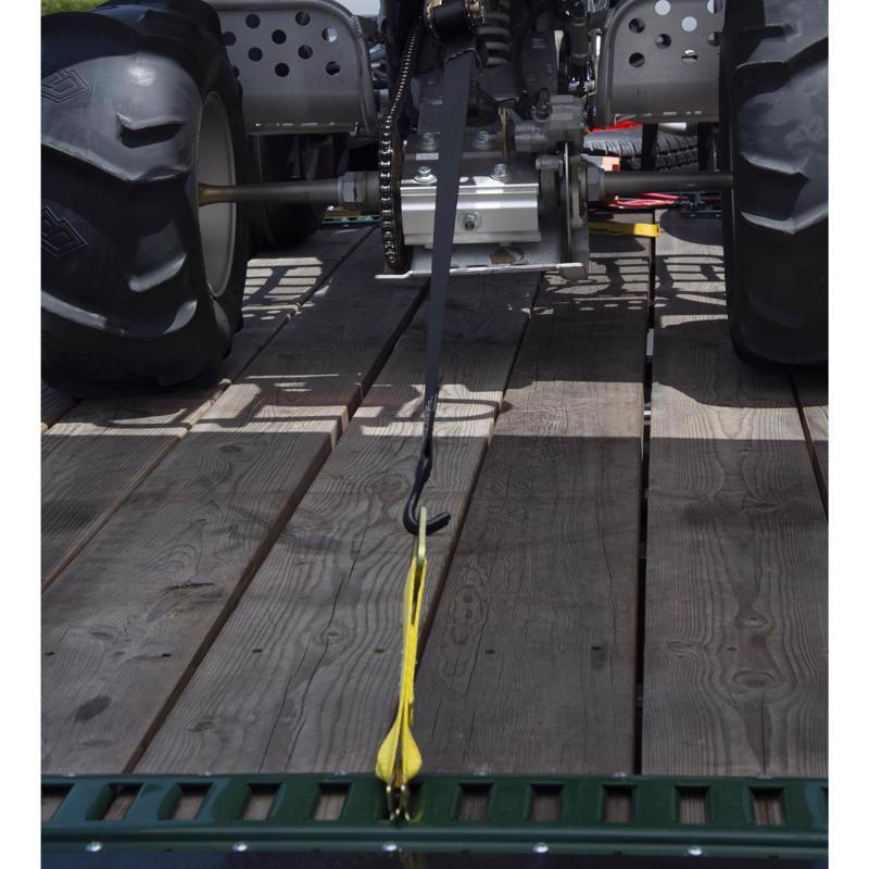 Keeper 2 in. W X 7 in. L Yellow E-Track Tie-Off 2000 lb 1 pk