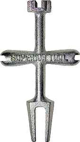 Superior Tool 03930 Plug Wrench, Iron