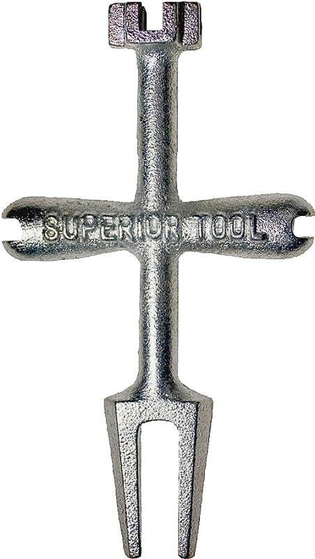 Superior Tool 03930 Plug Wrench, Iron