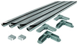 Make-2-Fit PL 7803 Screen Frame Kit, Includes: Frame, Spline, 36 x 36 in Screen Frame Suitable for
