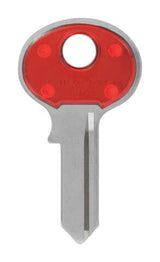 HILLMAN ColorPlus Padlock Key Blank Single, Pack of 5