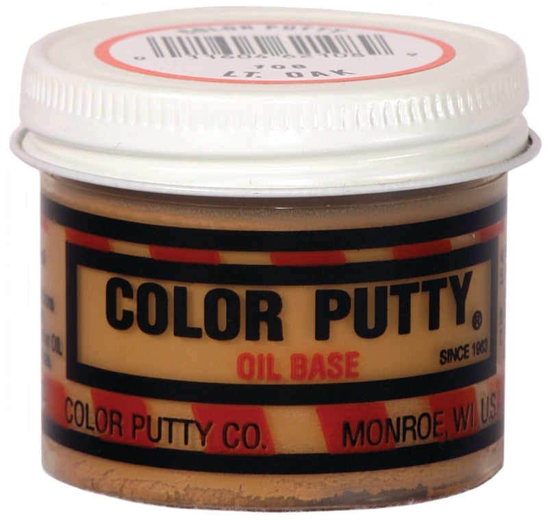 Color Putty 108 Wood Filler, Color Putty, Light Oak, 3.68 oz Jar