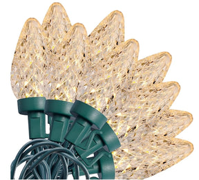 J Hofert 0958-32 LED String Light, C9, Warm White, 7.7 in Spacing