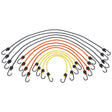 Keeper Assorted Bungee Cord Set 24 in. L X 0.315 in. 12 pk
