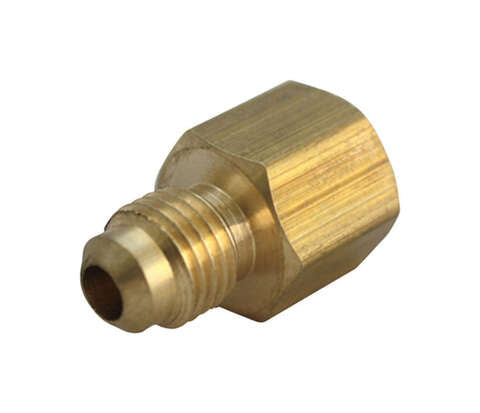 JMF Company 1/4 in. Flare X 1/2 in. D FPT Brass Connector, Pack of 5