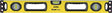 STANLEY 43-524 Box Beam Level, 24 in L, 3-Vial, 2-Hang Hole, Non-Magnetic, Aluminum, Yellow