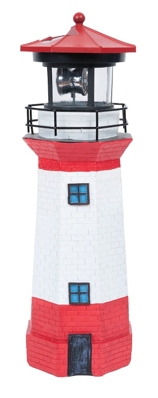 Boston Harbor 26150 Lighthouse, Nickel-Metal Hydride Battery, AA Battery, 1-Lamp, LED Lamp, Polyresin/Plastic Fixture, Pack of 9