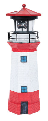 Boston Harbor 26150 Lighthouse, Nickel-Metal Hydride Battery, AA Battery, 1-Lamp, LED Lamp, Polyresin/Plastic Fixture, Pack of 9
