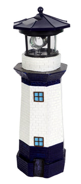 Boston Harbor 26150 Lighthouse, Nickel-Metal Hydride Battery, AA Battery, 1-Lamp, LED Lamp, Polyresin/Plastic Fixture, Pack of 9