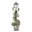 Puleo Asia Limited 301-5740-LP40L05 Lamp Post, 14 in L, 14 in W, Metal/PVC, White, LED