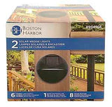 Boston Harbor 26081 Solar Light, NI-Mh Battery, AAA Battery, 1-Lamp, Plastic Fixture, Black, Battery Included: Yes