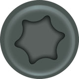 ProFIT 297079 Deck Screw, #6 Thread, 1-1/4 in L, Coarse Thread, Bugle Head, Star Drive, Sharp Point, Coated