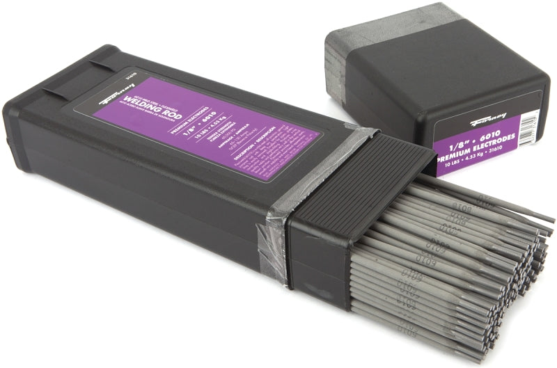 Forney 31610 Stick Electrode, 80000 psi Tensile Strength, Applicable Materials: Mild Steel, 1/8 in Dia, 14 in L