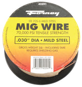 Forney 42291 MIG Welding Wire, 0.03 in Dia, 70,000 psi Tensile Strength