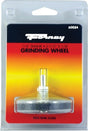 Forney 60054 Grinding Wheel, 2-1/2 in Dia, 1/4 in Arbor/Shank, 60 Grit, Medium, Aluminum Oxide Abrasive