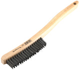 Forney 70504 Scratch Brush, 0.014 in L Trim, Carbon Steel Bristle, 13-3/4 in OAL