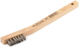 Forney 70506 Scratch Brush, 0.006 in L Trim, Stainless Steel Bristle, 7-3/4 in OAL