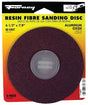 Forney 71669 Sanding Disc, 4-1/2 in Dia, 7/8 in Arbor, 50 Grit, Coarse, Aluminum Oxide Abrasive, Fiber Backing