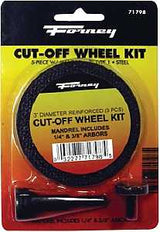 Forney 71798 Cut-Off Wheel Kit, 3 in Dia