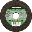 Forney 71852 Cut-Off Wheel, 4-1/2 in Dia, 1/16 in Thick, 7/8 in Arbor, 24 Grit, Coarse, Silicon Carbide Abrasive