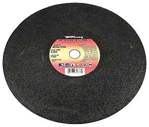 Forney 71866 Cut-Off Wheel, 14 in Dia, 3/32 in Thick, 1 in Arbor, 36 Grit, Medium, Aluminum Oxide Abrasive