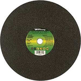 Forney 71895 Cut-Off Wheel, 14 in Dia, 1/8 in Thick, 1 in Arbor, 20 Grit, Coarse, Silicone Carbide Abrasive