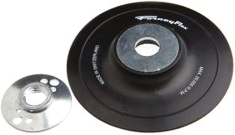Forney 72321 Backing Pad with Spindle Nut, 4-1/2 in Dia, 5/8-11 Arbor/Shank